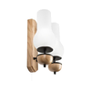 Brilagi - LED zidno svetlo COTTAGE 2xE14/40W/230V hrast/bela