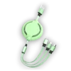 Infostyle Izvlečni polnilni kabel 3v1 Zelena