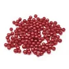 Steklene voščene kroglice O4 mm - rdeče temne (50 g)