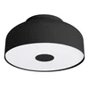 Sollux SL.1678 - Plafonska lampa OMIQ 4xE27/15W/230V prečnika 30 cm crna