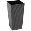 Nohel Garden okrasni lonec za rože Finezia Rattan (47cm), antracit