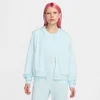 Nike W NSW NK CHLL FT FZ HDY, ženska jakna, plava FN2415