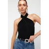 Trendyol Black Barter Neck Knitted Bodysuit