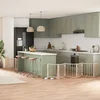 shumee vidaXL Ograda za pse z vrati zložljiva 9 panelov 450 cm topolovina