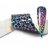 FOLIJA ZA PRENOS 10 cm x 4 cm MODRA HOLO LEOPARD