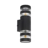 Globo 78260S - Zidno svetlo HAYES 2xE27/10W/230V crno