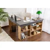 HANAH HOME Radni sto Vesper Anthracite Atlantic Pine