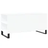 shumee Klubska mizica bela 102x44,5x50 cm inženirski les