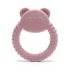Lorelli silikonska glodalica za bebe panda - natural deep pink ( 10210870002 )