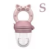 shumee Grizalo za hranjenje v etuiju za sadje in zelenjavo Duda Pink Pig S 4 M+