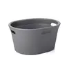 TATAY KORPA ZA VEŠ BAOBAB 35L 52X42,5X26,5CM POLIPOPILEN SIVA