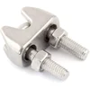 50 x SEILKLEMME BÜGEFORM EDELSTAHL 10mm Drahtseil Klemmen VA Klemme Niro Nirosta V4Aklemme Stahlseil Seil Stahl Drahtseil Klemmen VA Klemme Niro Nirosta V4A