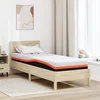 Madrac Bijela i crna 80 x 200 cm Žakar tkanina