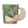 Zelena keramična skodelica za kapučino 260 ml Hezha – Bloomingville