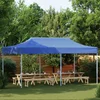 Šator za zabave Plava 291 x 580 x 315 cm Oxford tkanina