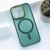 Maska Mag Case Candy Shield za iPhone 15 Pro tamno zelena