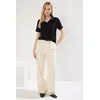 Trendyol Black Polo Collar Button-Down Regular/Standard Fit Crepe Shirt