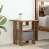 vidaXL Nočna omarica Star les 41 x 40 x 45 cm Konstruiran les