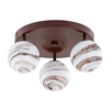 Argon 6292 - Plafonsko svetlo FABIO 3xE14/7W/230V alabaster braon