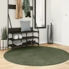 vidaXL Preproga HUARTE s kratkimi vlakni mehka pralna zelena O 160 cm