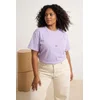Trendyol Curve Ženska majica Tbbss24Bf00008, Ljubičasta