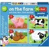 Ravensburger Slagalica Moje prve puzzle On the farm, 2/3/4/5 delova