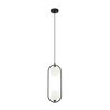 ITALUX PND-3965-2-BK - Luster na sajli LUPUS 2xG9/25W/230V crna