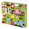 Puzzle sa teksturom Farma sa životinjama / J02772