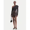 Guess Krilo iz umetnega usnja W6BD27 W4251 Temno rjava Slim Fit