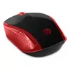 HP miš 200, bežični, crveni, 2HU82AA