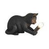 Endon 107390 - Stona lampa KITTEN 1xE14/7W/230V crna