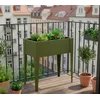 Aiuola rialzata metallica da balcone Vedura