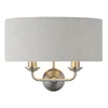 Endon 94403 - Zidna svetiljka HIGHCLERE 2xE14/40W/230V siva/mat hrom