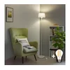 Brilagi - LED podna lampa CERIA 1xE27/40W/230V prečnika 30 cm bela