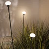 Karman LED-svetilka MINUIT, višina 210 cm, črna, IP65 - Dizajn - črna mat, bela - Aluminij
