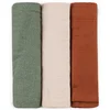 PETITE & MARS Komplet bambusovih muslinastih plenic 3 kosi Moussy Earth Tones 68 x 68 cm