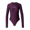 Versace Jeans Couture Bodi majica lila/transparentna