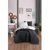 Lessentiel Maison Set posteljina Solid, 160x220 cm, Antracit