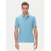 Calvin Klein Polo majica Supima LV04LB276G Modra Regular Fit