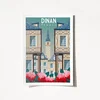 Wallity Poster Dinan France-1957, 29,7x42 cm