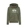 ALPHA INDUSTRIES Jopa na zadrgo oliva