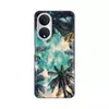 TELEMPIRE Silikonska maska Print Skin za Honor X7 Palm tree providna