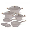 Berlinger Haus Set posuđa Taupe Nordic Collection BH-8343, 10 delova, Smeđi