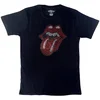 The Rolling Stones Classic Tongue (Embellished) Black XL Majica