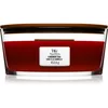 Woodwick Cinnamon Chai dišeča sveča z lesenim stenjem (hearthwick) 453 g