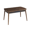 Hanah Home Trpezarijski sto na razvlačenje Amalfi Motif, 131.5-170 cm, Orah
