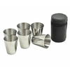 aptel Set 6 inox prenosnih kozarcev 30ml + torbica