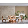 HANAH HOME Trpezarijski sto i stolice Pera White Natural