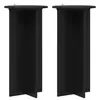 Stalak za biljke 2 pcs Crna 40 x 40 x 80 cm Konstruirano drvo