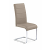Halmar Jedilni stol K85 - cappuccino/krom